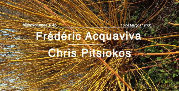 Microvolumes 4.45 | Frédéric Acquaviva | Chris Pitsiokos
