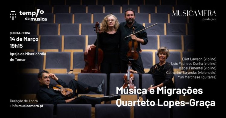 Música e Migrações – Quarteto Lopes-Graça e Yuri Marchese