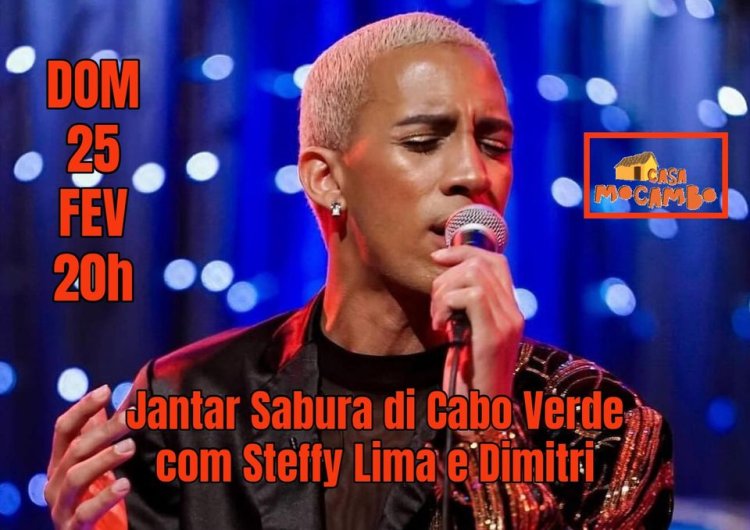 Jantar Sabura di Cabo Verde com Steffy Lima & El Dimitri