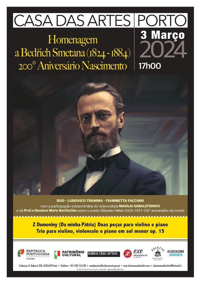 Homenagem a Bedřich Smetana (1824 - 1884) 