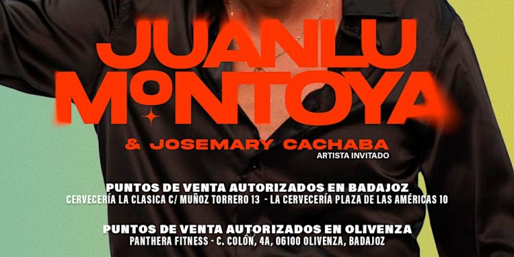 Juanlu Montoya Feria Olivenza en concierto
