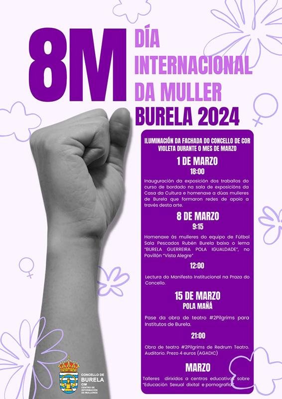 8M - Día Internacional da Muller - Burela 2024
