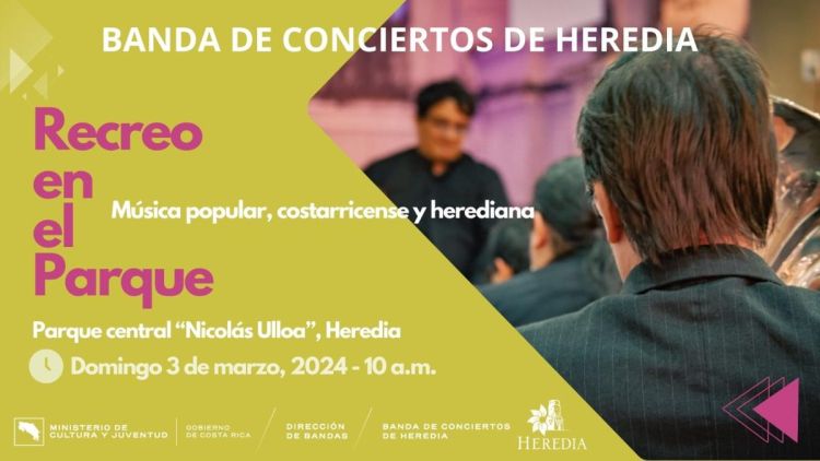 Concierto "Recreo en el Parque" | Banda de Conciertos de Heredia