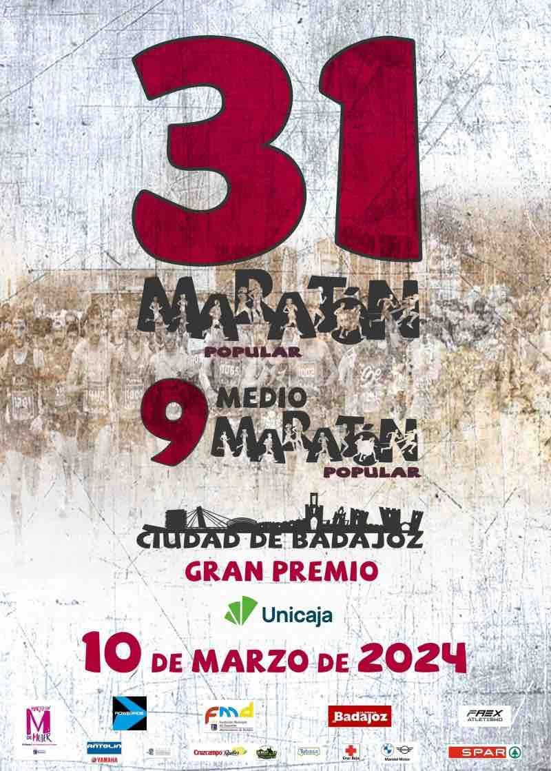 31º Maratón y 9º Medio Maratón Popular 'Ciudad de Badajoz'