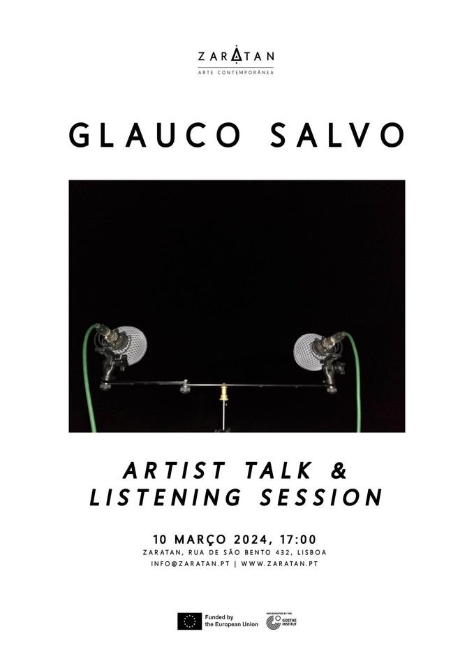 GLAUCO SALVO | Artist talk & listening session