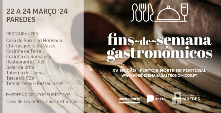 Fins de Semana Gastronómicos - 22 a 24 março
