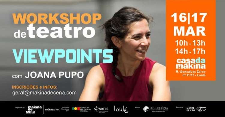 Workshop de Teatro: VIEWPOINTS | Joana Pupo