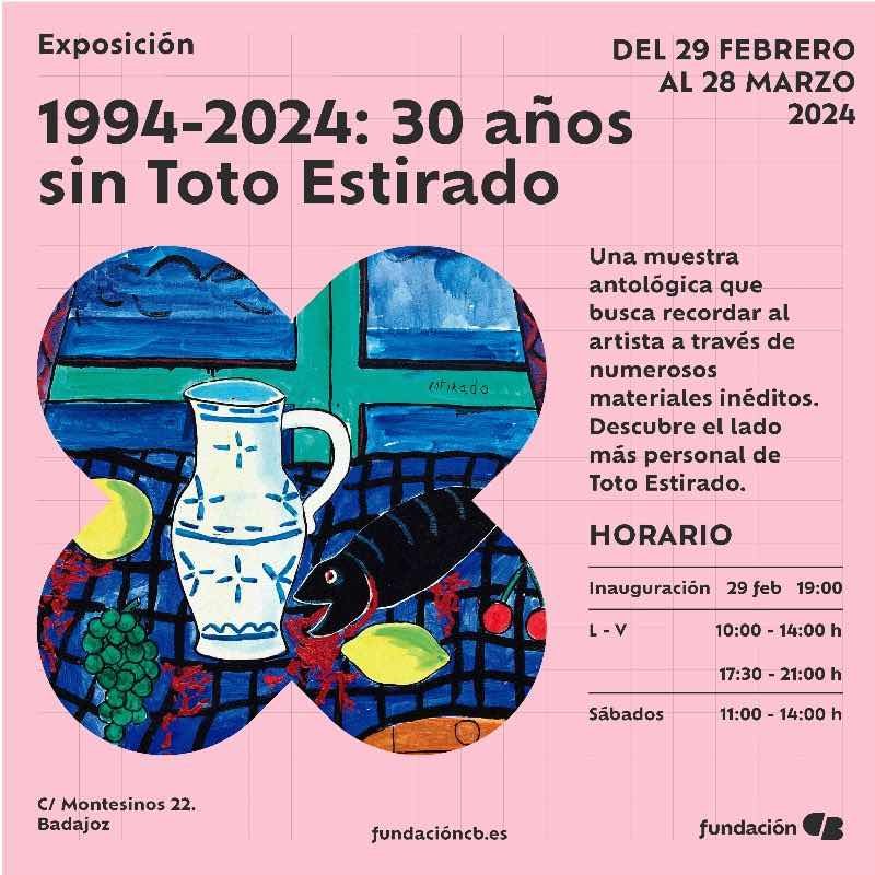 Exposición «1994-2024: 30 años sin Toto Estirado»