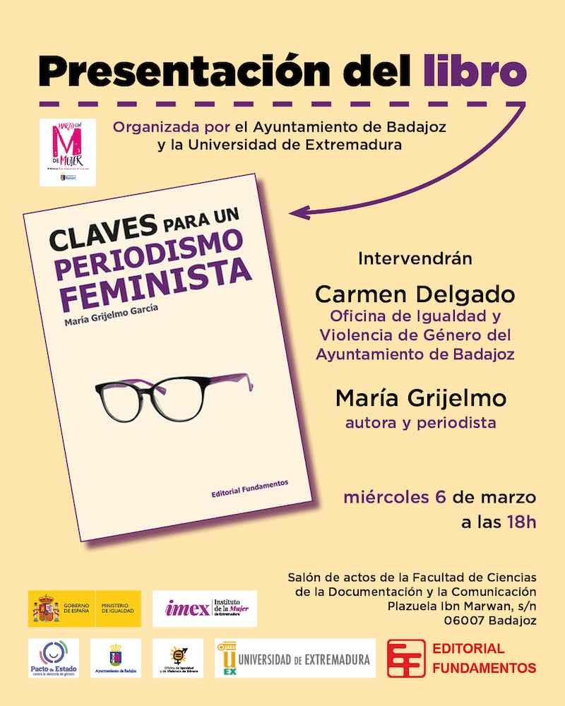 Presentación del libro Claves para una Periodismo feminista de María Grijelmo García
