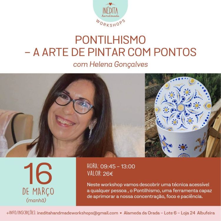 Workshop: Pontilhismo - A arte de pintar com pontos