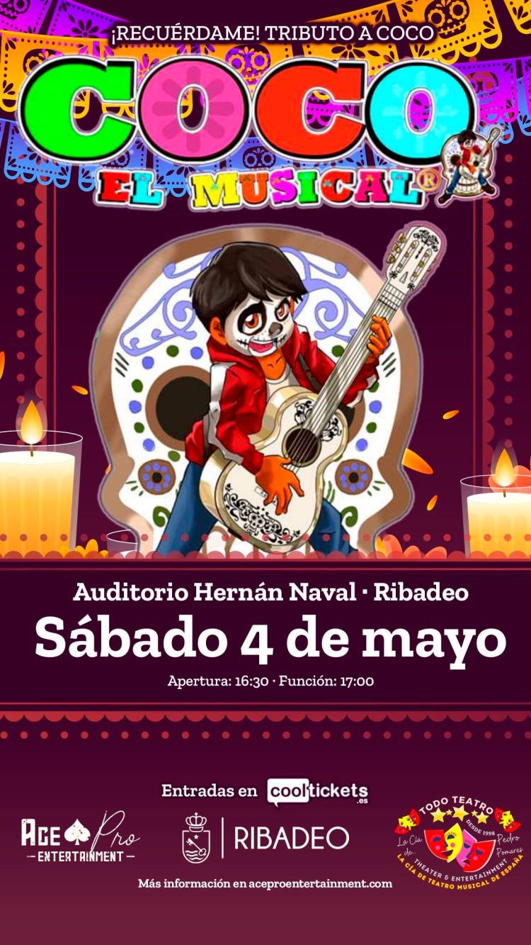 Coco , el Musical en Ribadeo 