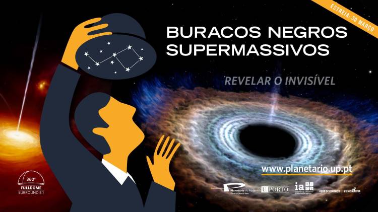 Super Buracos Negros – sessão imersiva de planetário [ESTREIA]