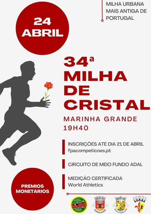 34ª MILHA DE CRISTAL - CLUBE ATLLETISMO MARINHA GRANDE