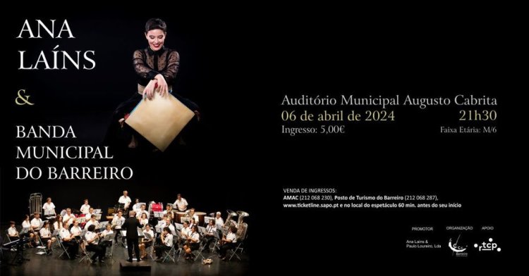 Ana Laíns com Banda Municipal do Barreiro | Concerto