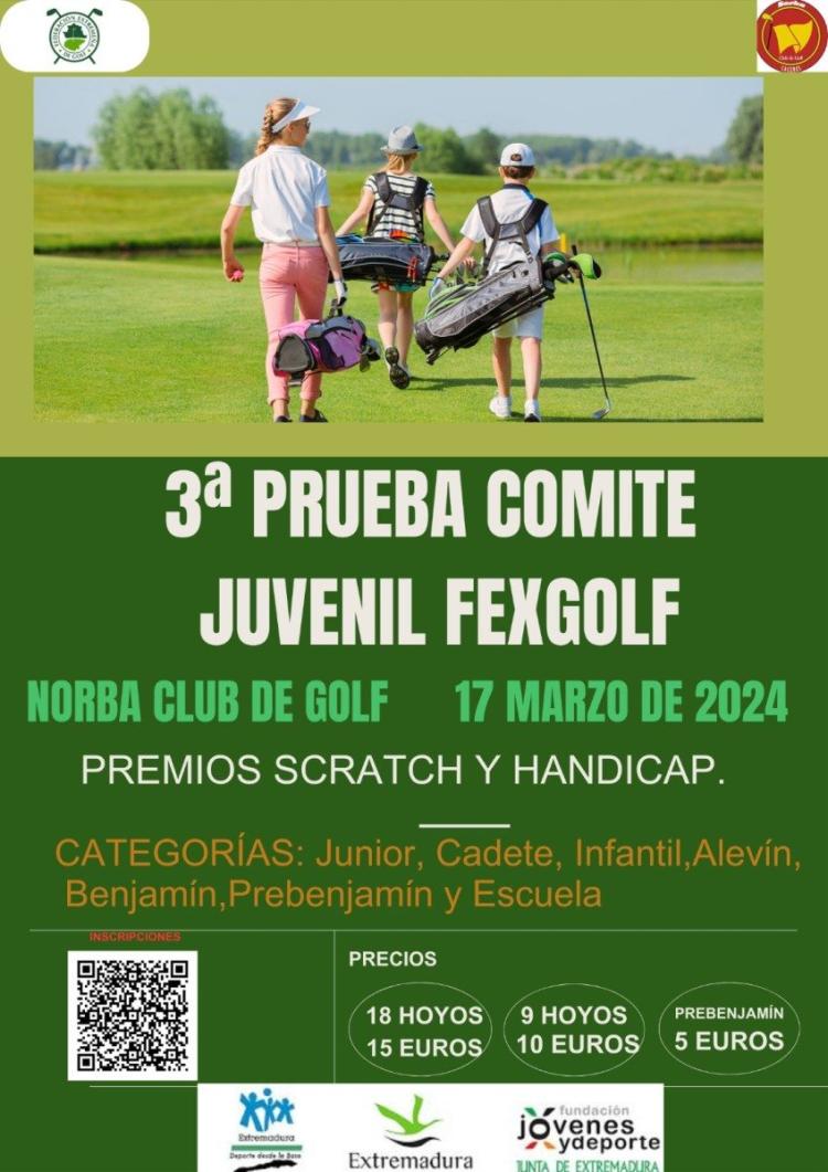 III PRUEBA FEXGOLF/JUDEX. Norba Club de Golf