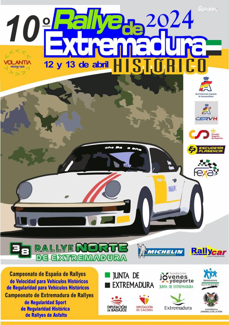 10º Rallye de Extremadura Histórico 2024