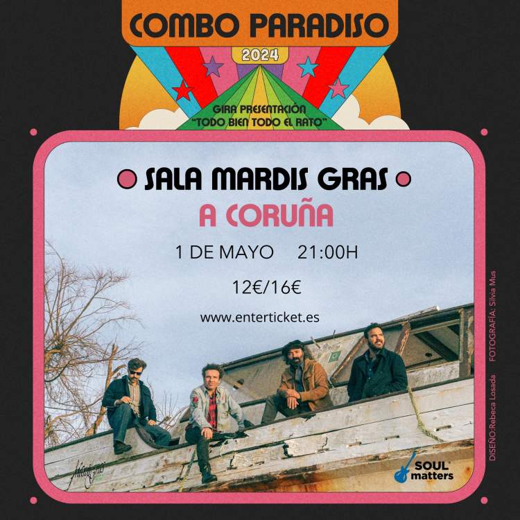 Combo Paradiso en A Coruña presentando 'Todo bien Todo el rato'