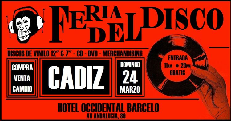 FERIA DEL DISCO CADIZ (Domingo 24 de Marzo)