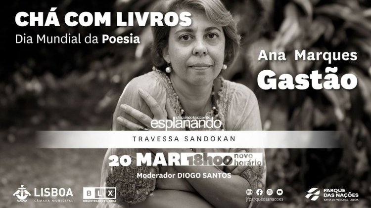 “Chá com livros” convida Ana Marques Gastão