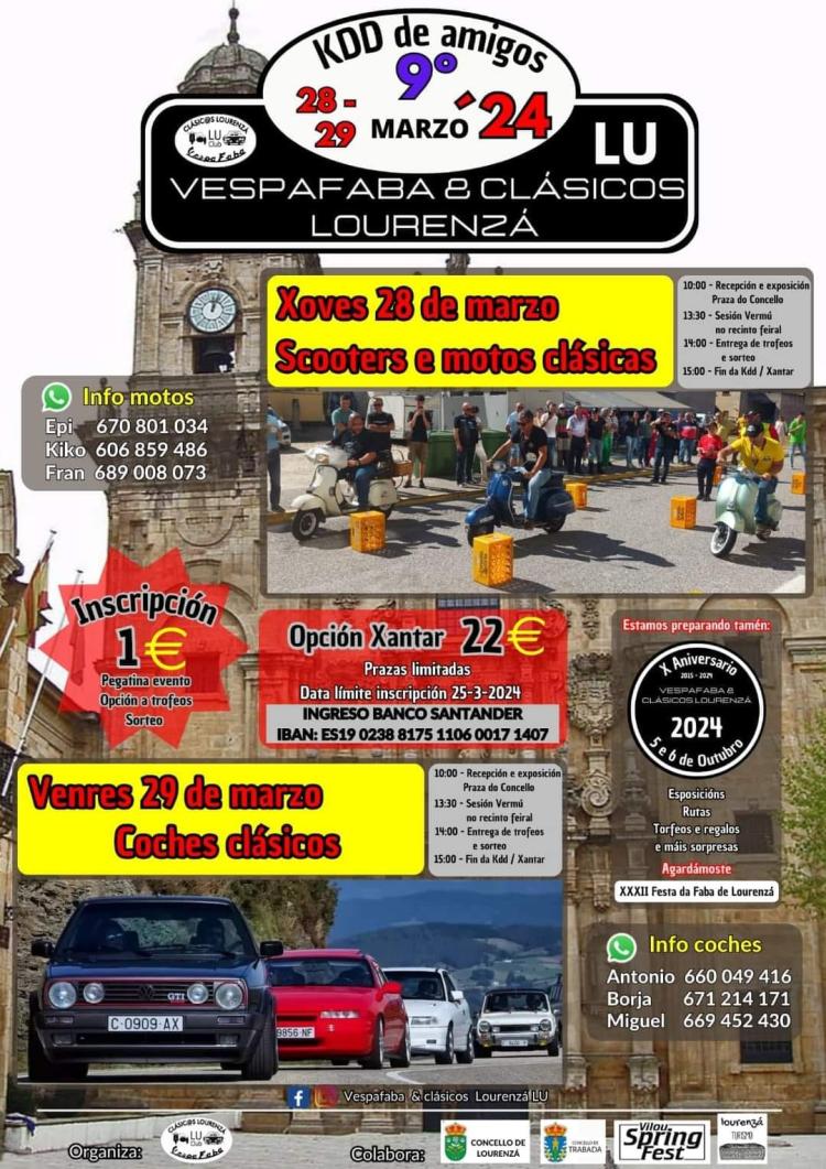 9° KDD de amigos Vespafaba y Clásicos de LOURENZÁ 