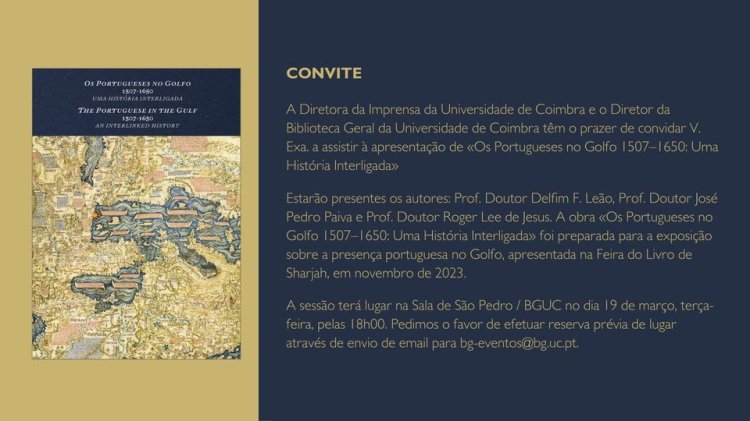 Apresentação de «Os Portugueses no Golfo 1507–1650: Uma História Interligada»