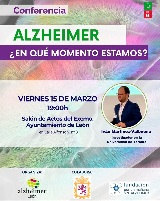 Alzheimer ¿En qué momento estamos?. Salón de actos del Ayto de León