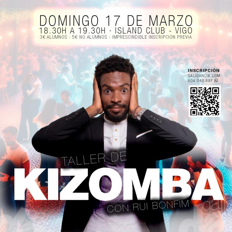 Taller de Kizomba con Rui Bonfim