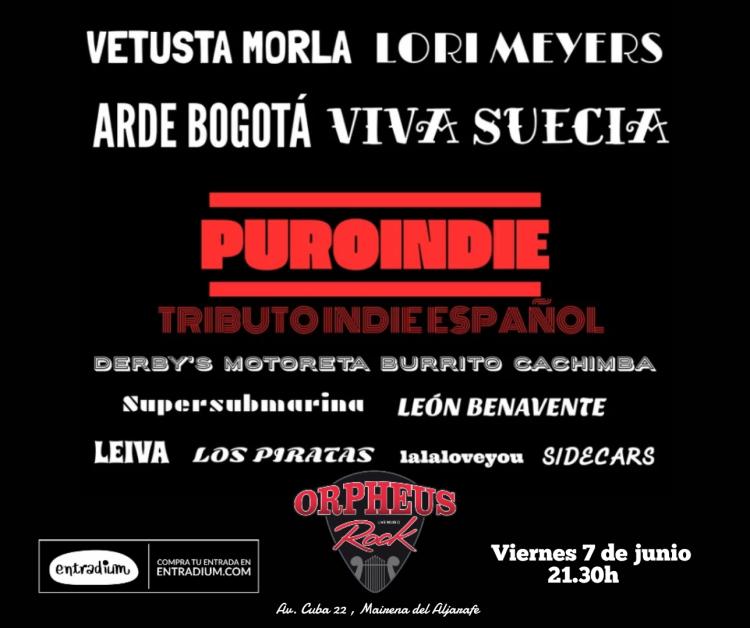 PUROINDIE en concierto (Tributo indie español)