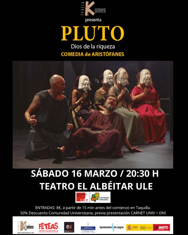 «Pluto» Teatro Kumen. El Albéitar