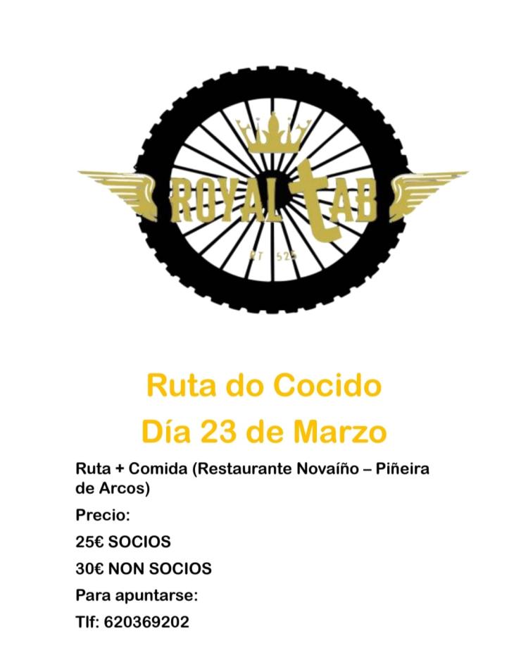 Ruta do Cocido Piñeira de Arcos, Orense. Organiza Motoclub RoyalTab