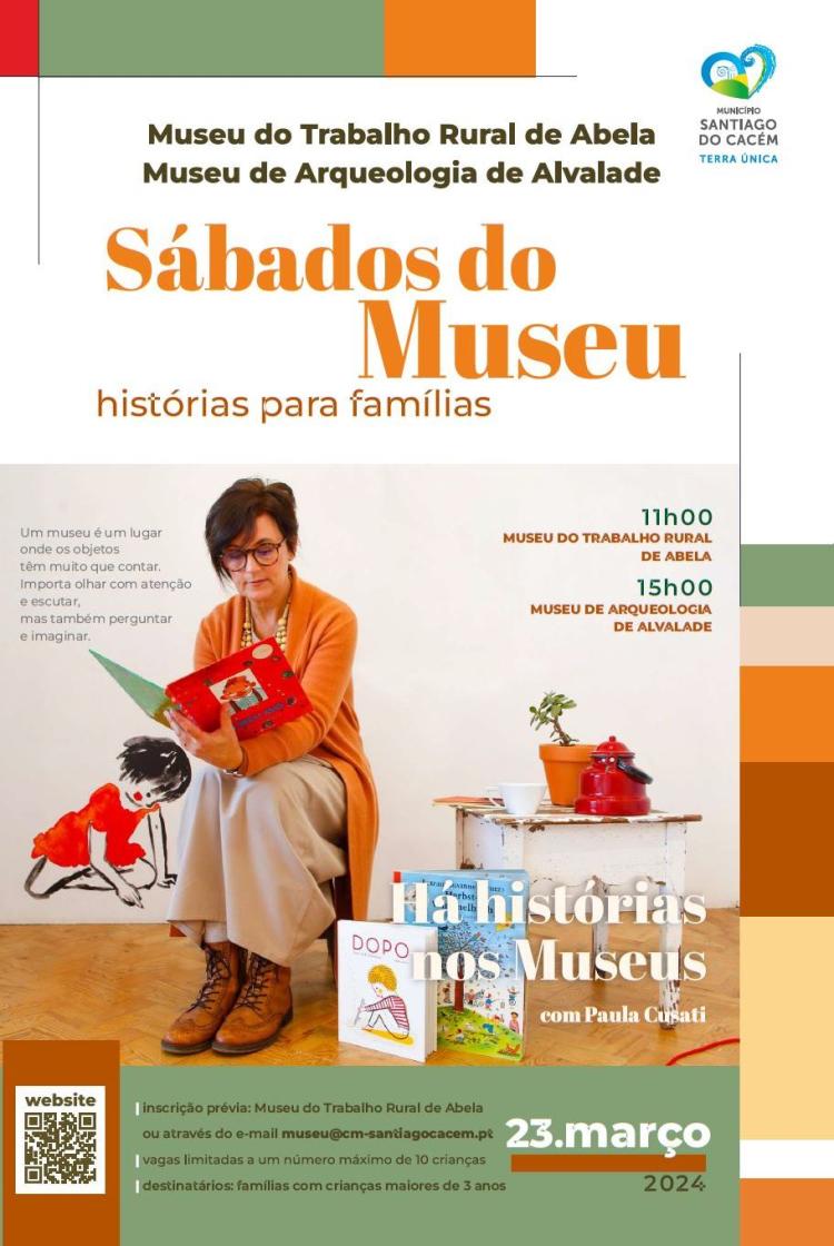 Sábados do Museu – Histórias para Famílias, com Paula Cusati