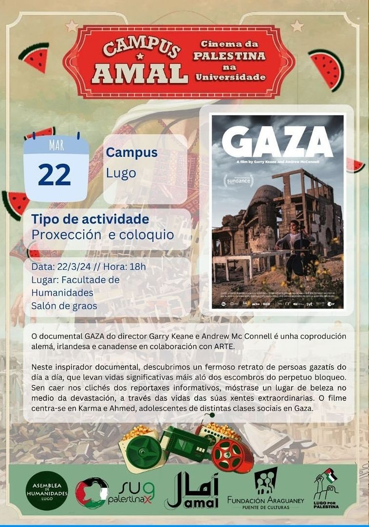 Proxección de «Gaza» e coloquio