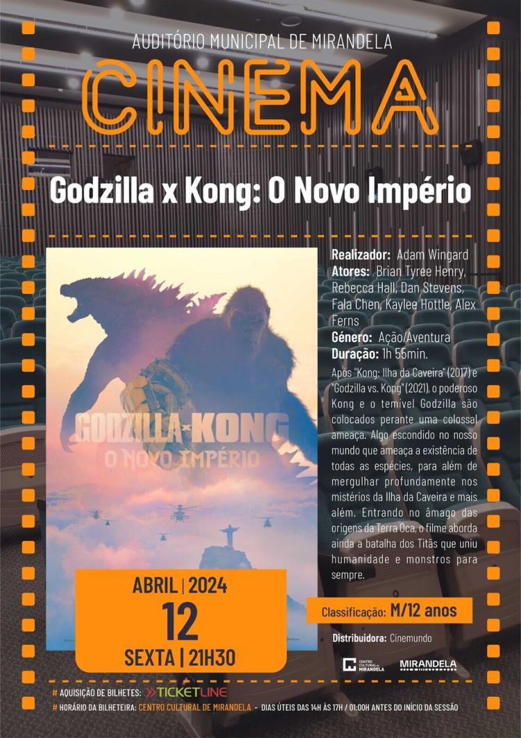 Godzilla VS Kong: O Novo Império - Cinema