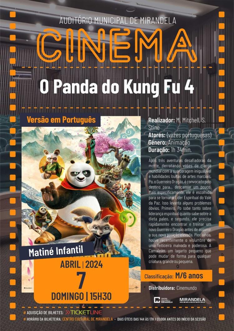 O Panda do Kung Fu 4 - Cinema