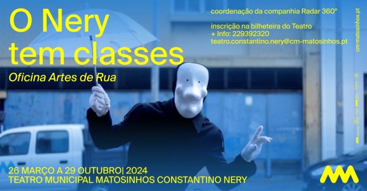 O Nery tem classes | Oficina de Artes de Rua - Inscrições abertas 