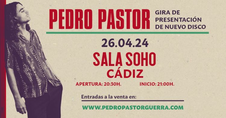 Pedro Pastor y Los Locos Descalzos en Cádiz