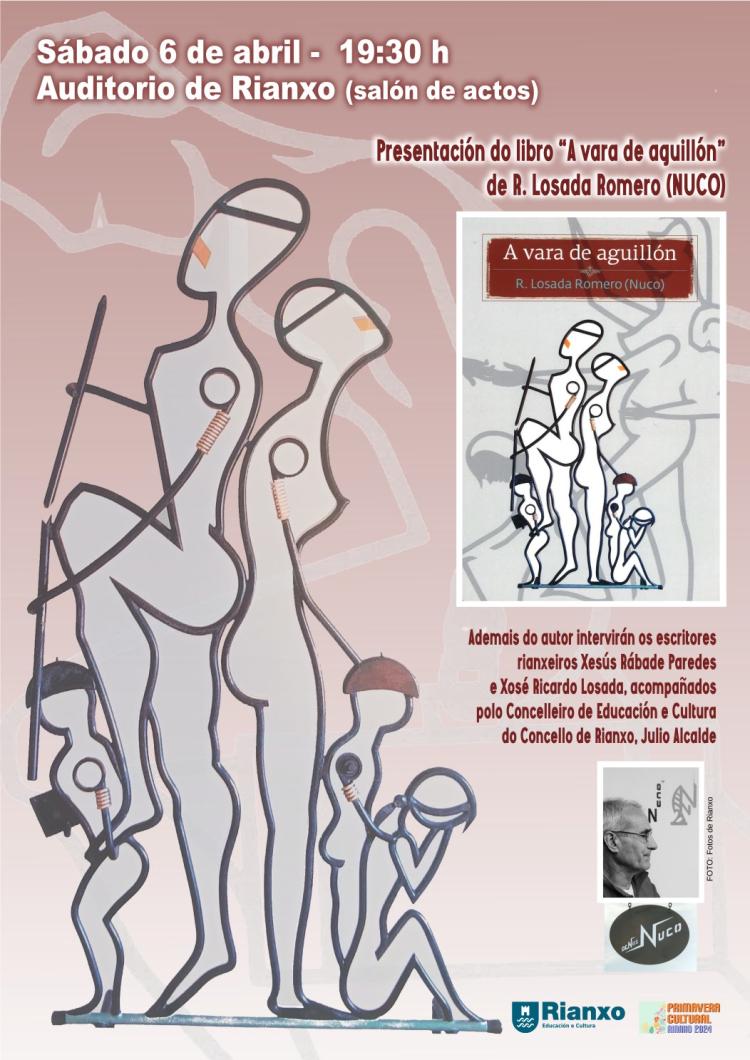Libros, presentación A vara de aguillón de R. Losada Romero (Nuco)