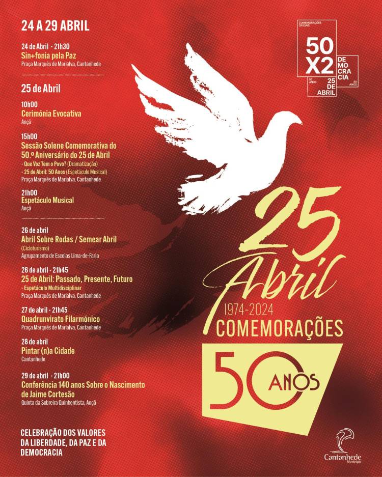 Comemorações dos 50 Anos do 25 de abril