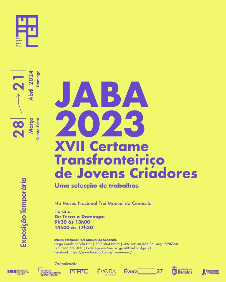 “JABA 2023 – XVII Certame Transfronteiriço de Jovens Criadores' | Exposição de obras selecionadas