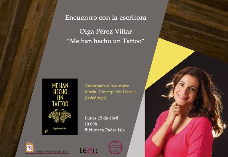 «Me han hecho un tatoo» Olga Pérez Villar. Biblioteca municipal Padre Isla