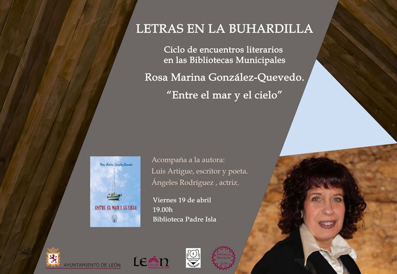 «Entre el mar y el cielo» Rosa María González-Quevedo. Biblioteca municipal Padre Isla