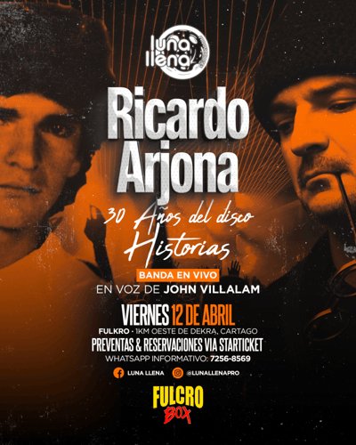 Especial Ricardo Arjona - 30 Año del Disco Historias