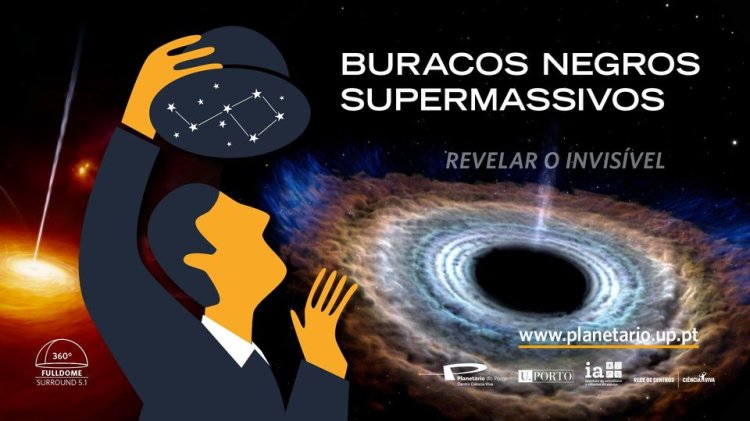Buracos Negros Supermassivos – sessão imersiva de planetário