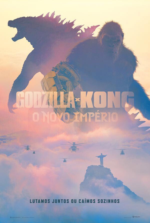 Exibição do filme ' Godzilla x Kong: O novo Império'