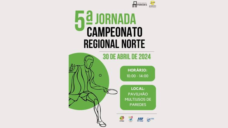 5ª Jornada do Campeonato Regional do Norte - Ténis