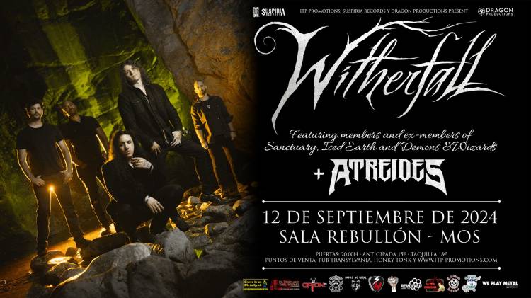 Witherfall + Atreides - Sala Rebullón (Mos)