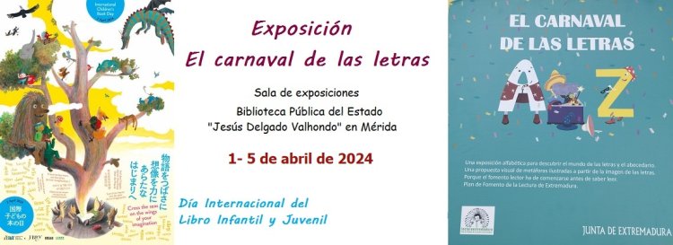 Exposición 'El carnaval de las letras' por el Día Internacional del Libro Infantil y Juvenil