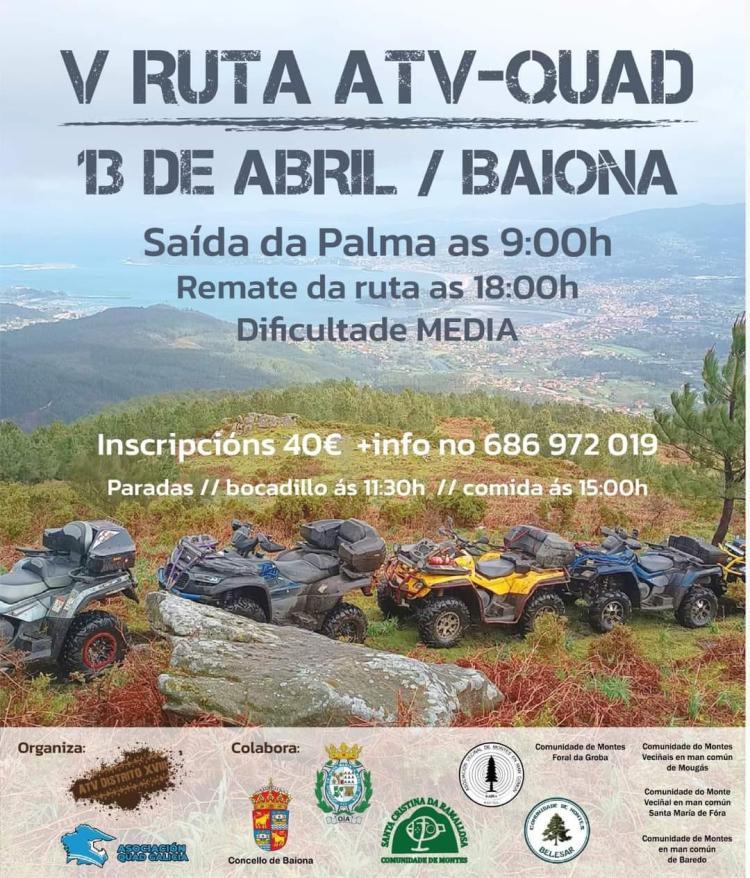 V Ruta ATV quad Baiona 