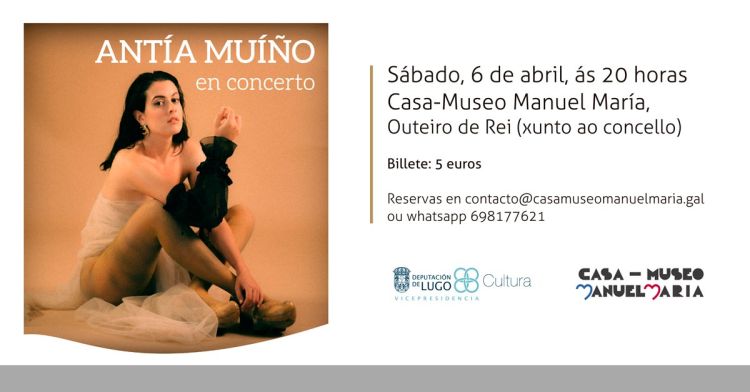 ANTÍA MUÍÑO en concerto na Casa-Museo Manuel María