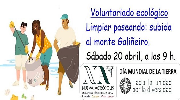 Voluntariado ecológico: 'Limpiar paseando' con subida al monte Galiñeiro